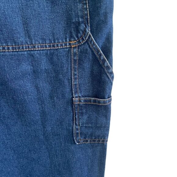 North West Blue - Carpenter Denim Overalls Size: Large Color: Blue Denim - Picture 7 of 11